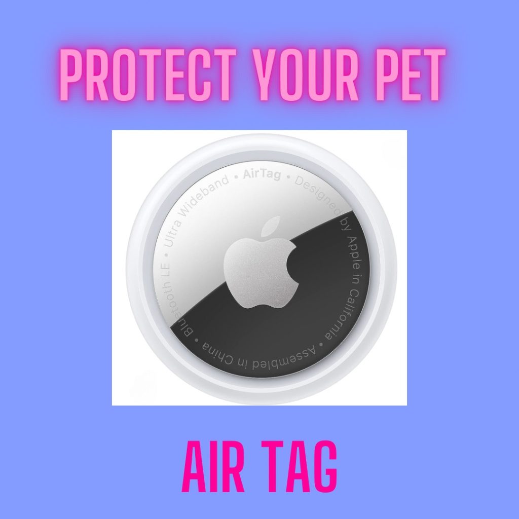 Apple Air Tag to find your pet if missing